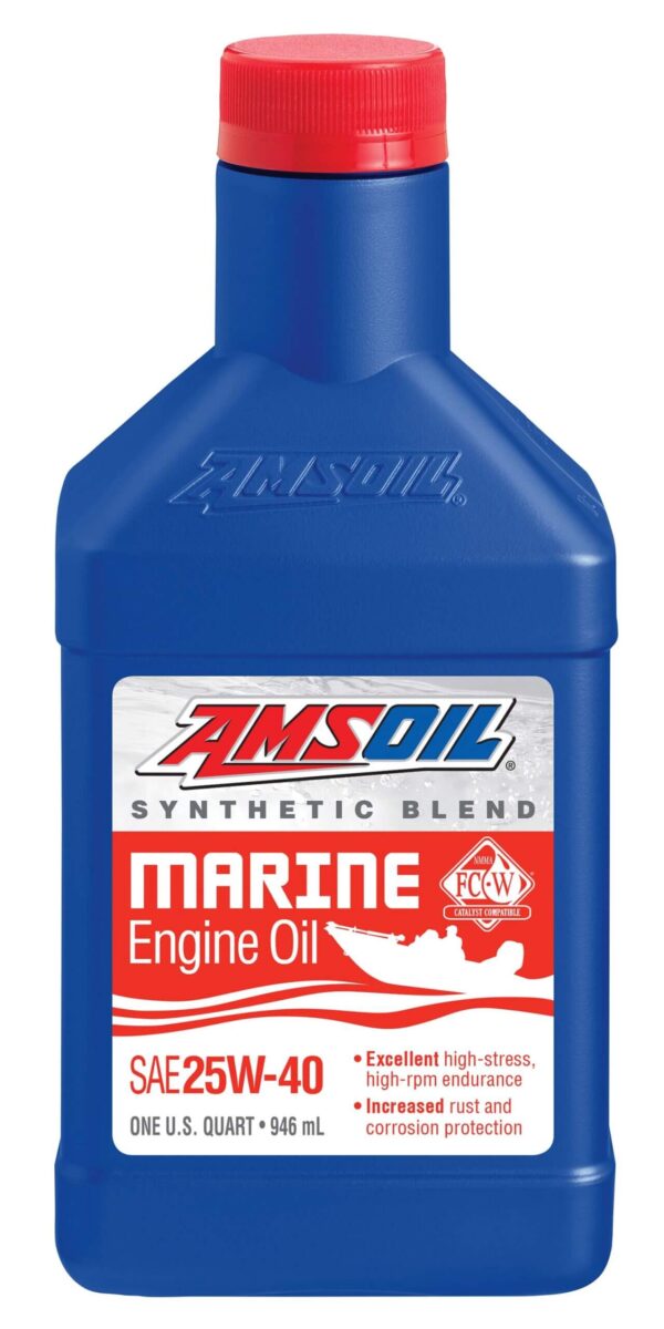 Amsoil 25W-40 Synthetic Blend Marine Engine Oil